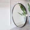 Grey Framed Wall Mirror