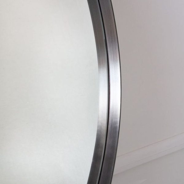 Grey Framed Wall Mirror